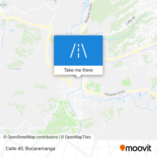 Mapa de Calle 40