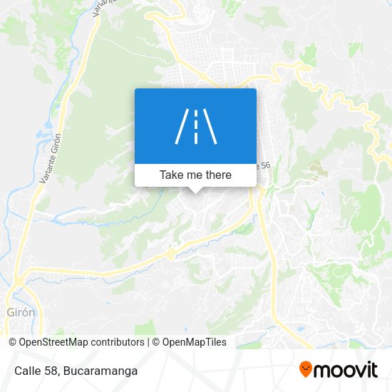 Mapa de Calle 58