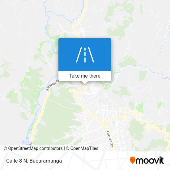 Mapa de Calle 8 N