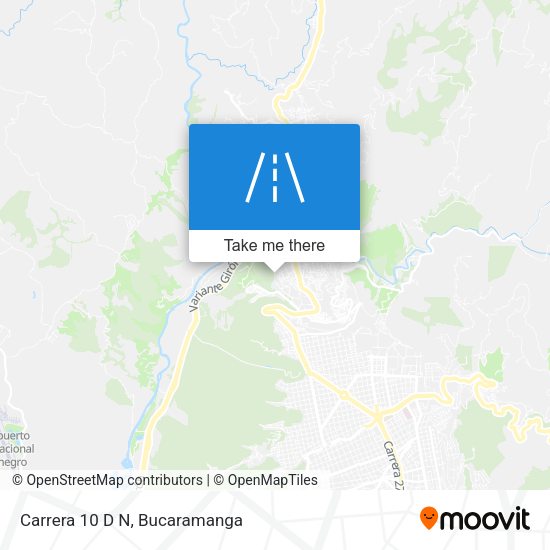 Mapa de Carrera 10 D N