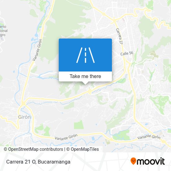 Mapa de Carrera 21 O