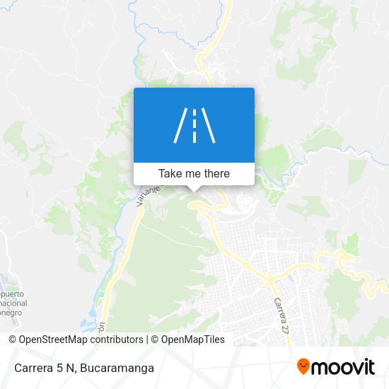 Mapa de Carrera 5 N