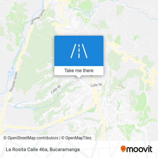La Rosita Calle 46a map