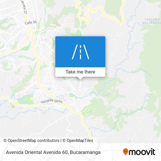 Avenida Oriental Avenida 60 map