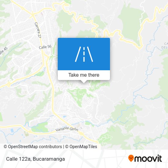 Mapa de Calle 122a