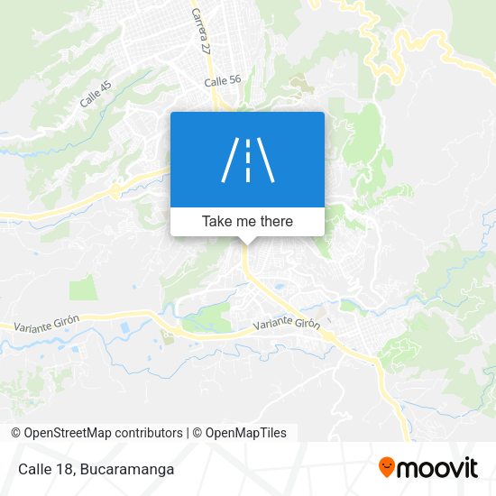 Mapa de Calle 18