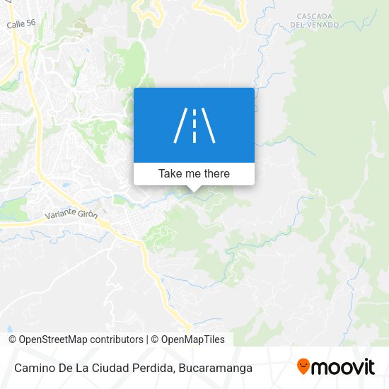 Mapa de Camino De La Ciudad Perdida