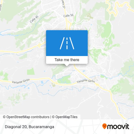 Mapa de Diagonal 20