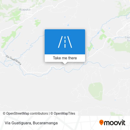 Vía Guatiguara map