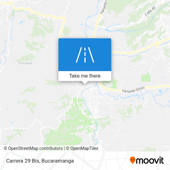 Mapa de Carrera 29 Bis