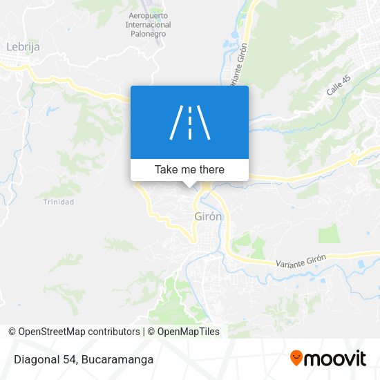 Mapa de Diagonal 54