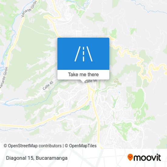 Mapa de Diagonal 15