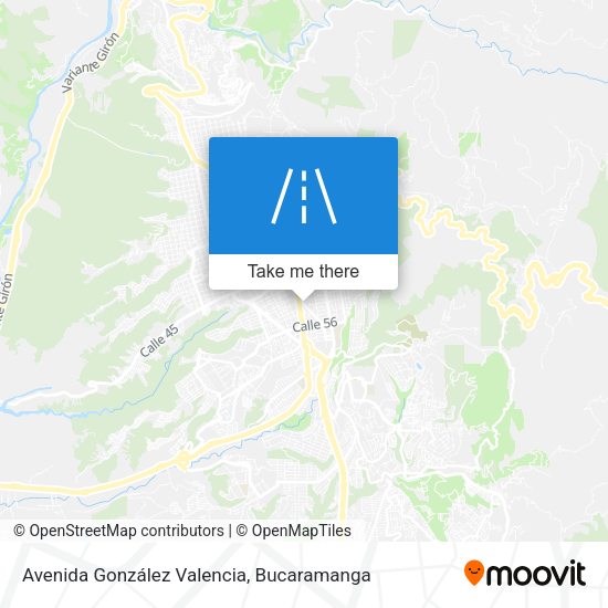 Avenida González Valencia map
