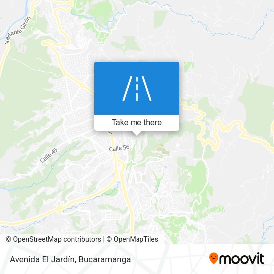 Avenida El Jardín map
