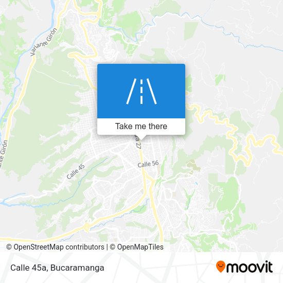Mapa de Calle 45a
