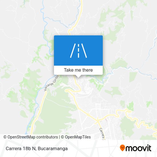 Mapa de Carrera 18b N