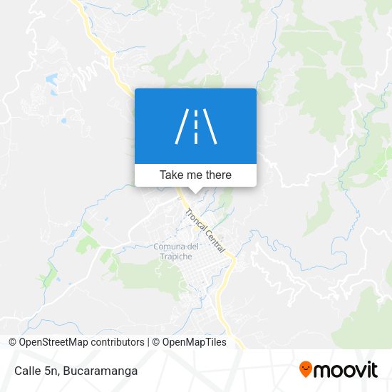 Mapa de Calle 5n