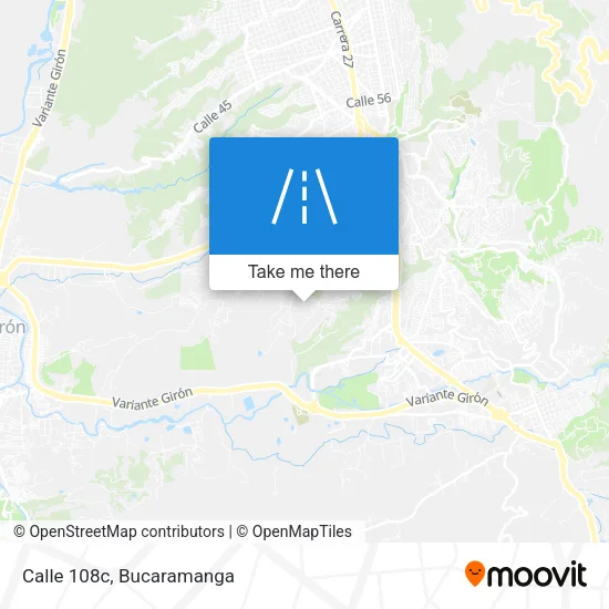 Mapa de Calle 108c