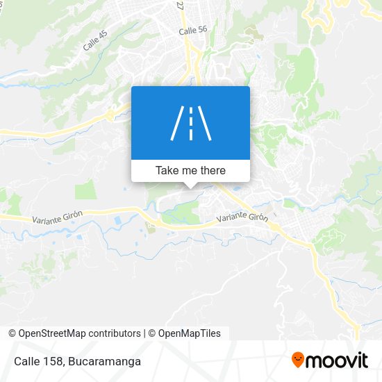 Mapa de Calle 158
