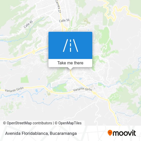 Avenida Floridablanca map
