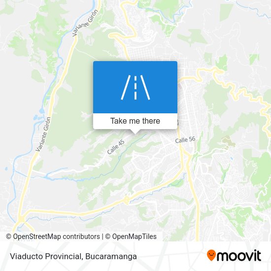 Viaducto Provincial map