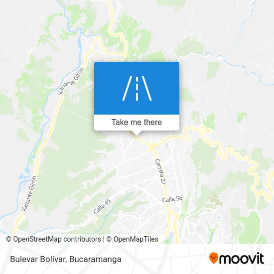 Bulevar Bolívar map