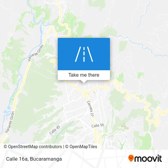 Calle 16a map