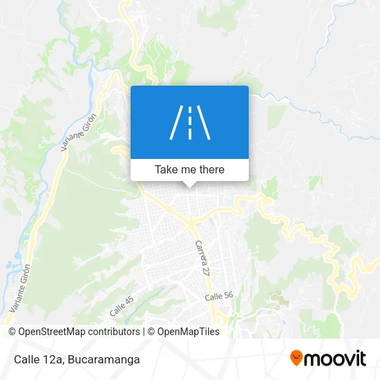 Calle 12a map