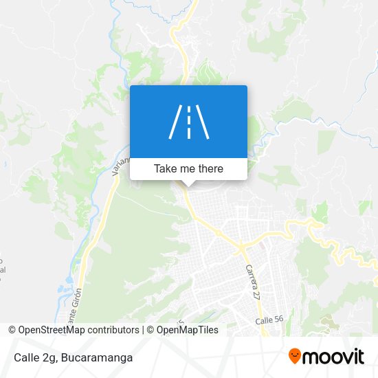 Mapa de Calle 2g