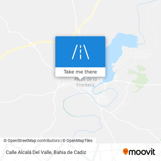 mapa Calle Alcalá Del Valle