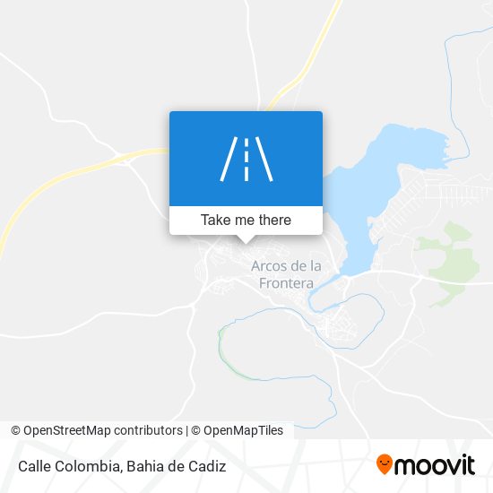 mapa Calle Colombia