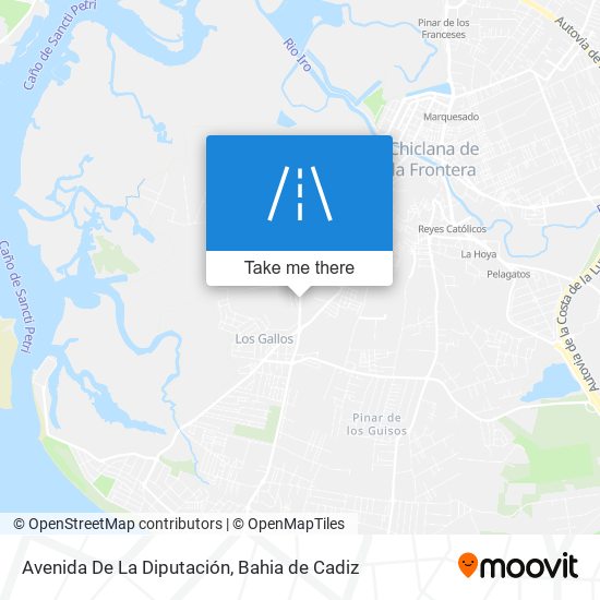 mapa Avenida De La Diputación