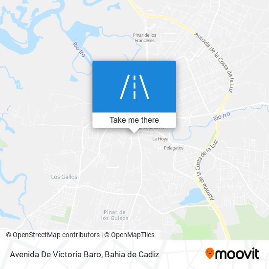 mapa Avenida De Victoria Baro