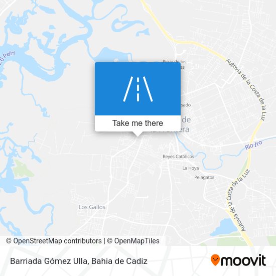 Barriada Gómez Ulla map