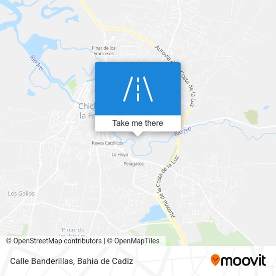 Calle Banderillas map