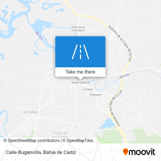 Calle Buganvilla map