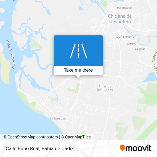Calle Buho Real map