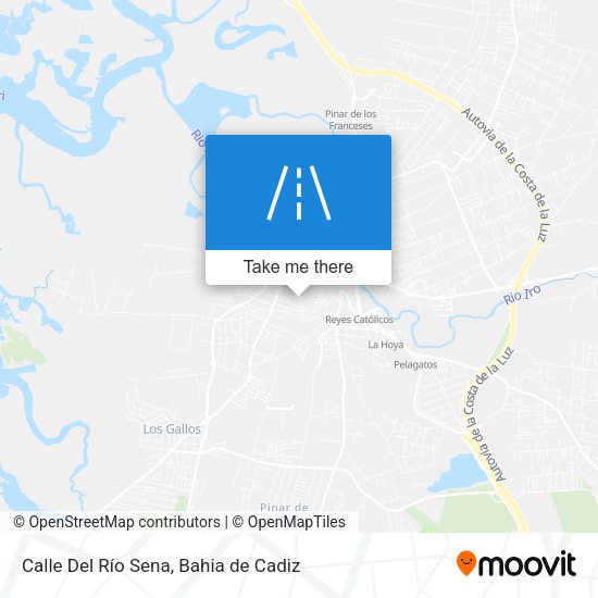 Calle Del Río Sena map