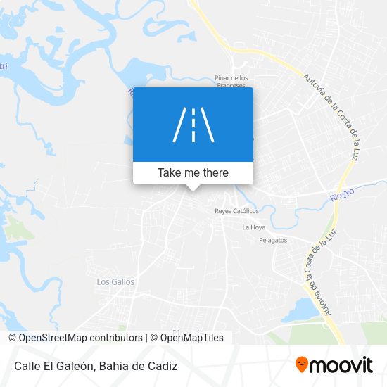 Calle El Galeón map