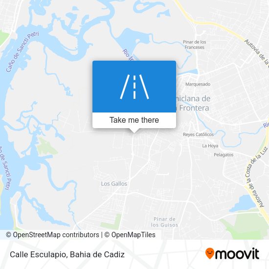 Calle Esculapio map