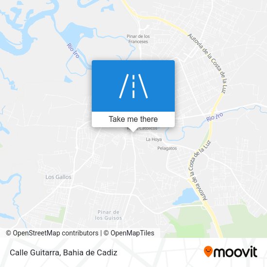 Calle Guitarra map