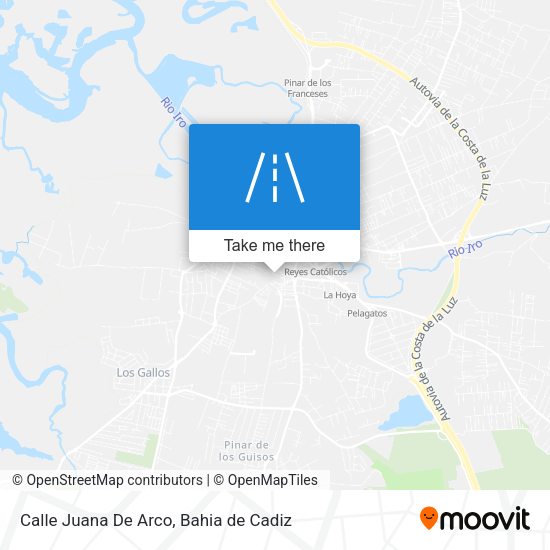 Calle Juana De Arco map