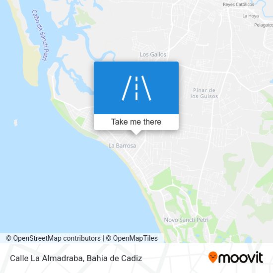 Calle La Almadraba map