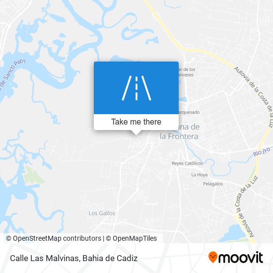 mapa Calle Las Malvinas