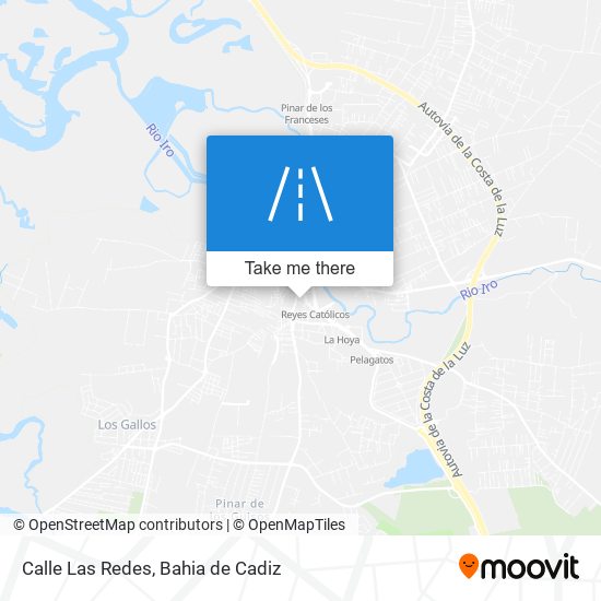 Calle Las Redes map