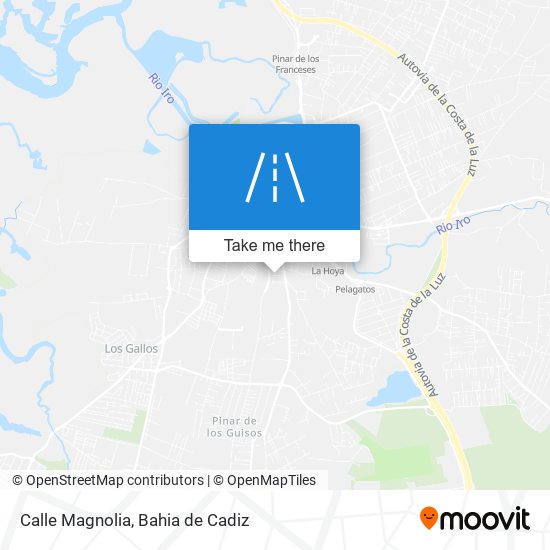 Calle Magnolia map