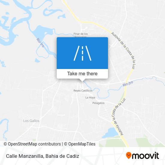 Calle Manzanilla map