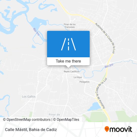 Calle Mástil map