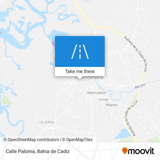 Calle Paloma map