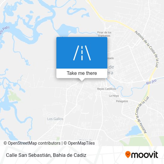 Calle San Sebastián map
